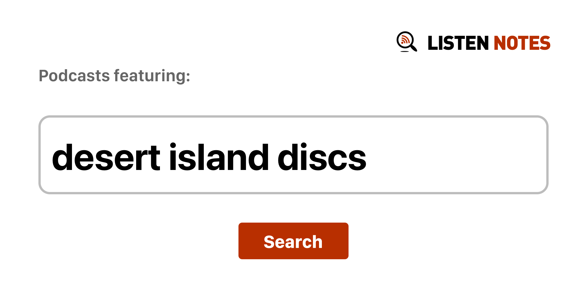 Latest Desert Island Discs Podcasts (2024) | Listen Notes